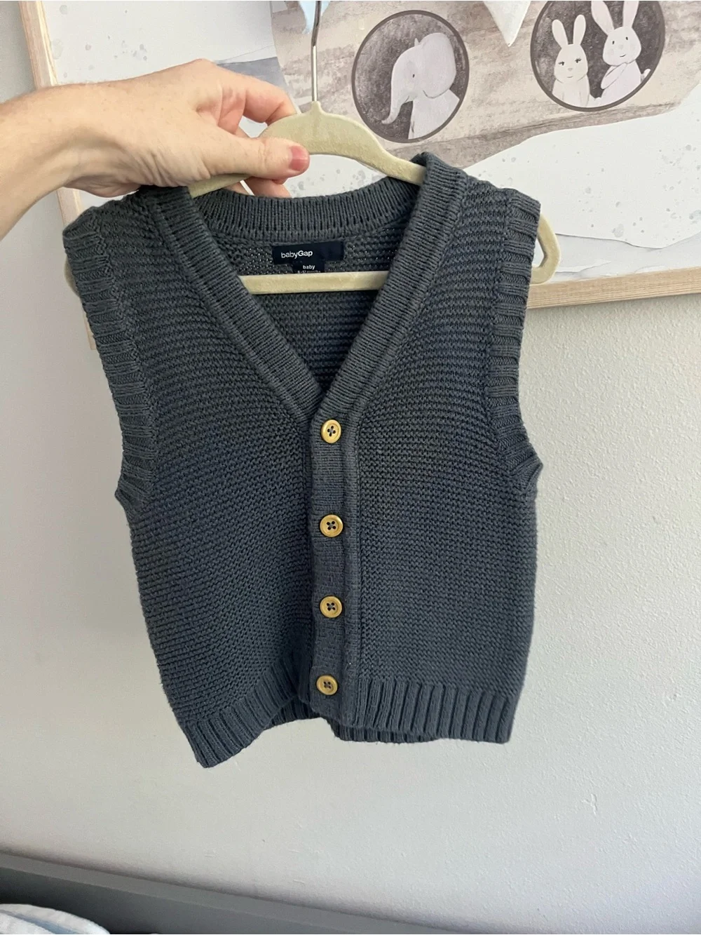 • baby gap sweater vest •